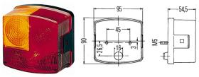 Hella 2SD002776231 - PILOTO TRASERO IZQUIERDO 3 SERVICIOS