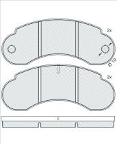 Icer 140558000 - PASTILLAS DE FRENO DELANTERAS