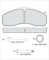 Icer 141499000 - PASTILLAS DE FRENO DELANTERAS / TRASERAS