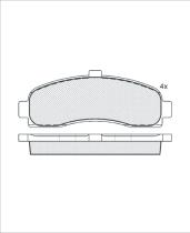 Icer 180922000 - PASTILLAS DE FRENO DELANTERAS