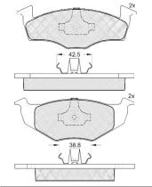 Icer 181119000 - PASTILLAS DE FRENO DELANTERAS