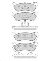 Icer 181277000 - PASTILLAS DE FRENO TRASERAS