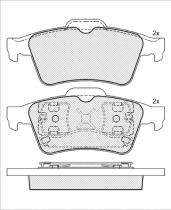 Icer 181433000 - PASTILLAS DE FRENO TRASERAS