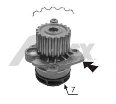 Airtex Lai 1775 - BOMBA DE AGUA, VW, AUDI,SEAT