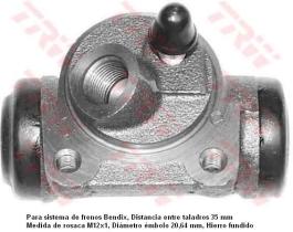  BWF280 - CILINDRO DE RUEDA