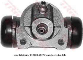  BWH153 - CILINDRO DE RUEDA TURISMO