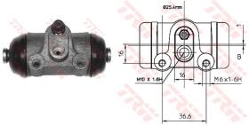 TRW BWL112 - CILINDRO DE RUEDA TURISMO