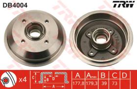 TRW DB4004 - TAMBOR FRENO