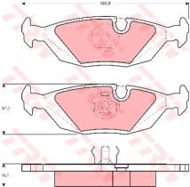 TRW GDB299 - PASTILLAS DE FRENO TURISMO