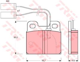 TRW GDB363 - PASTILLAS DE FRENO TURISMO