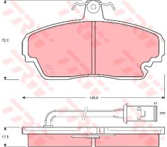 TRW GDB851 - PASTILLAS DE FRENO TURISMO