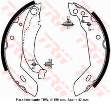 TRW GS8158 - ZAPATAS DE FRENO TURISMO