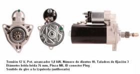  LRS00964 - MOTOR DE ARRANQUE