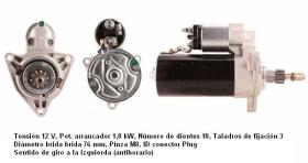 TRW LRS00964 - MOTOR DE ARRANQUE