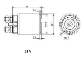 TRW TOB811 - SOLENOIDE 24V