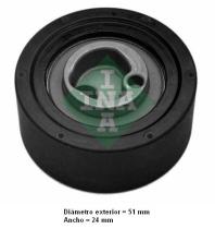 LUK - INA - FAG 531016720 - RODILLO TENSOR CORREA DISTRIB