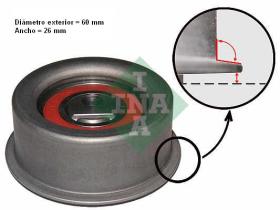  531020120 - RODILLO TENSOR CORREA DISTRIB