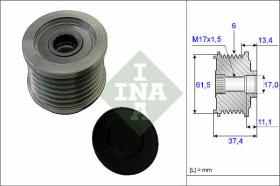 LUK - INA - FAG 535002310 - POLEA LIBRE DE ALTERNADOR