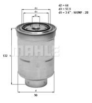 Mahle KC135 - FILTRO COMBUSTIBLE              [*]