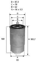 Mahle KC182 - FILTRO COMBUSTIBLE              [*]