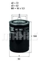 Mahle KC183 - FILTRO COMBUSTIBLE              [*]