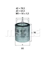 Mahle KC22 - FILTRO COMBUSTIBLE              [*]