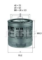 Mahle KC59 - FILTRO COMBUSTIBLE              [*]