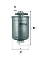 Mahle KL103 - FILTRO COMBUSTIBLE              [*]