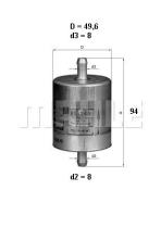 Mahle KL145 - FILTRO COMBUSTIBLE              [*]