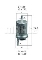 Mahle KL1766D - FILTRO COMBUSTIBLE              [*]