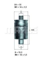  KL182 - FILTRO COMBUSTIBLE              [*]