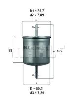 Mahle KL196 - FILTRO COMBUSTIBLE              [*]