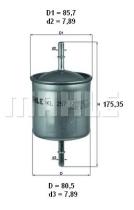  KL257 - FILTRO COMBUSTIBLE              [*]