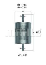  KL409 - FILTRO COMBUSTIBLE              [*]