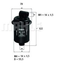 Mahle KL516 - FILTRO COMBUSTIBLE              [*]