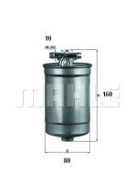  KL554 - FILTRO COMBUSTIBLE              [*]
