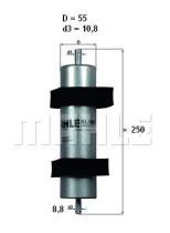  KL596 - FILTRO COMBUSTIBLE              [*]