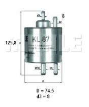  KL87 - FILTRO COMBUSTIBLE              [*]