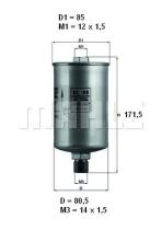  KL88 - FILTRO COMBUSTIBLE              [*]