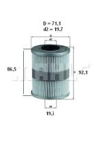 Mahle KX206D - FILTRO COMBUSTIBLE              [*]