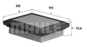 Mahle LX1061 - FILTRO AIRE                     [*]