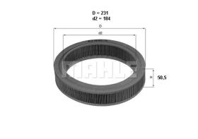 Mahle LX108 - FILTRO AIRE                     [*]