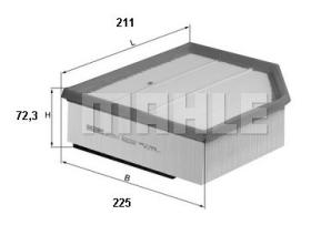 Mahle LX12891 - FILTRO AIRE                     [*]