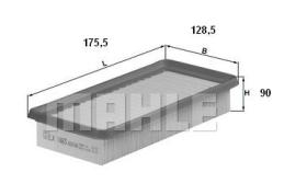 Mahle LX1465 - FILTRO AIRE                     [*]