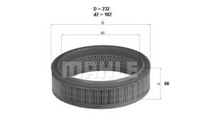 Mahle LX158 - FILTRO AIRE                     [*]