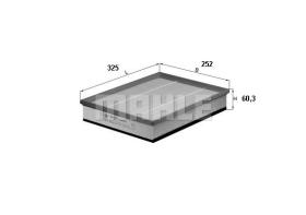 Mahle LX1602 - FILTRO AIRE                     [*]