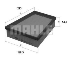 Mahle LX2631 - FILTRO AIRE CON ESPUMA                  [*]