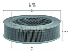 Mahle LX264 - FILTRO AIRE                     [*]