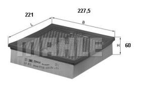 Mahle LX312 - FILTRO AIRE                     [*]