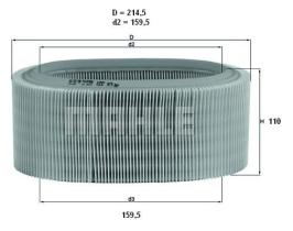 Mahle LX331 - FILTRO AIRE                     [*]